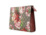  Túi Gucci GG Leather Large Clutch 'Geranium Print' 