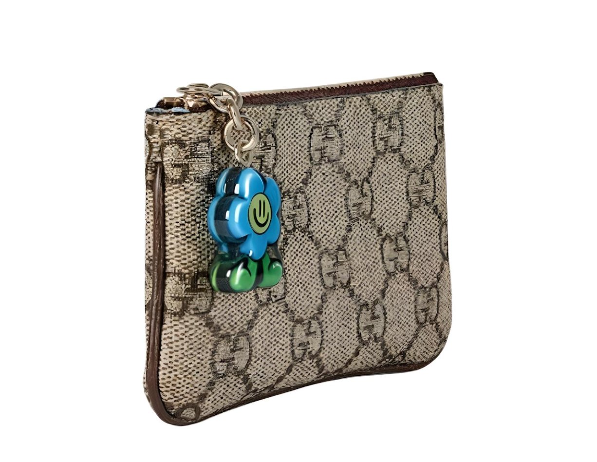  Ví Gucci Canvas Key Pouch 'Beige' 