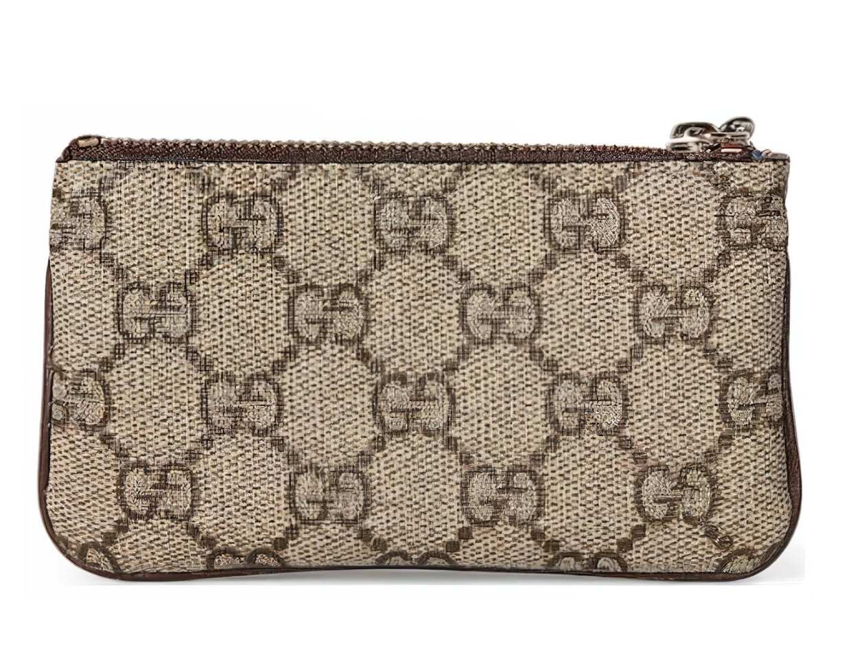  Ví Gucci Canvas Key Pouch 'Beige' 