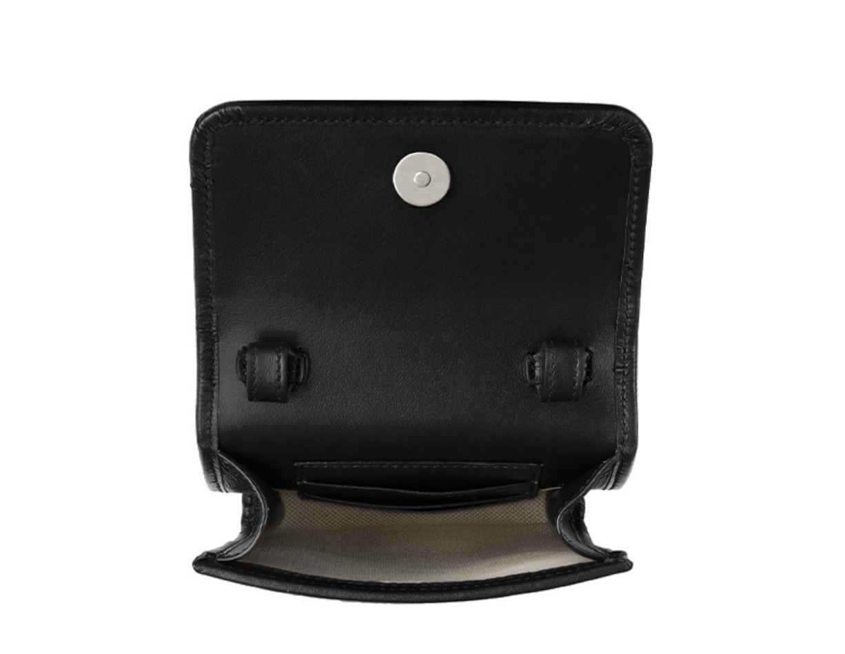  Túi Gucci Logo Leather Shoulder Bag 'Black' 