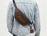  Túi Coach Warren Cow Sling Bags 'Dark Coffee' 