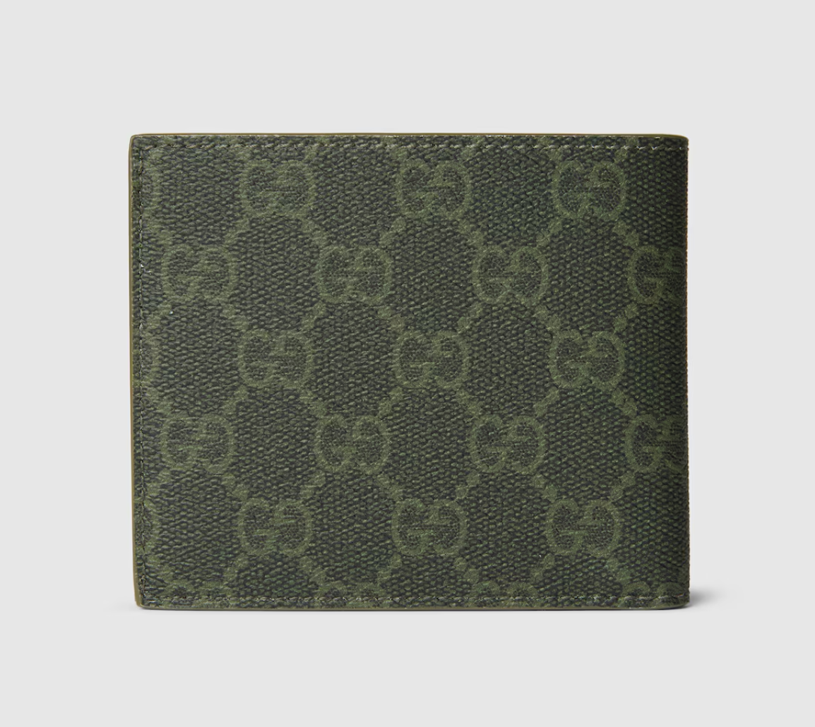  Ví Nam Gucci GG Monogram Bi-fold Wallet 'Green' 