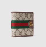  Ví Nam Gucci Ophidia Bi-fold Wallet 'Beige' 