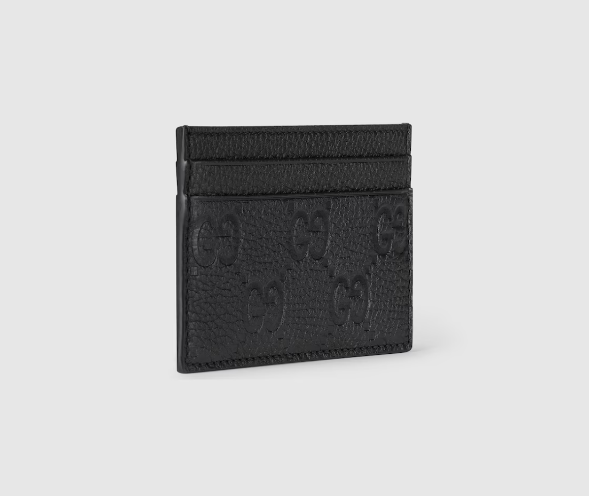  Ví Gucci Imprint Card Case 'Black' 