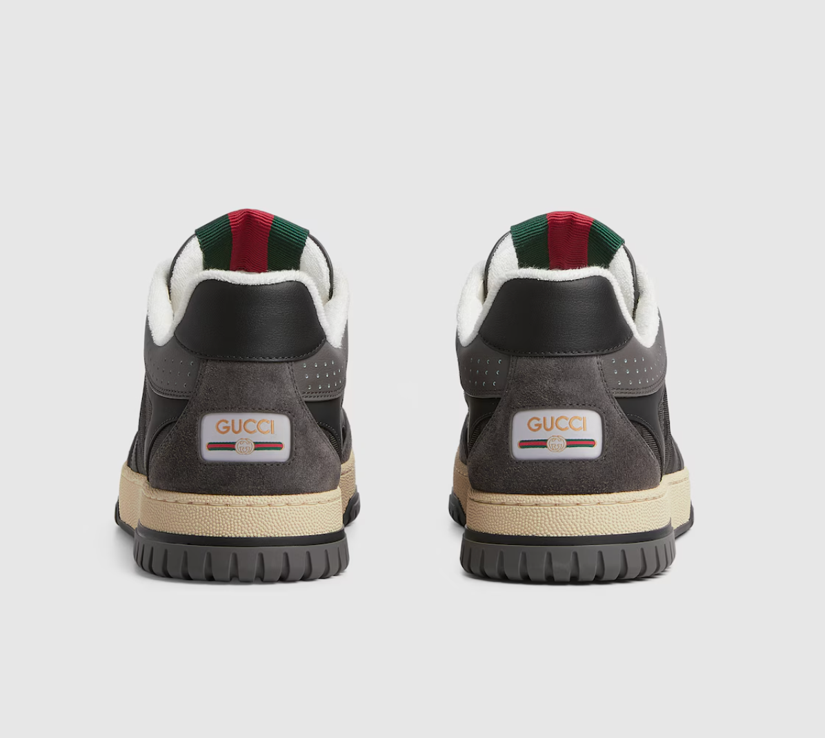  Giày Nam Gucci Re-Web Sneaker 'Grey' 