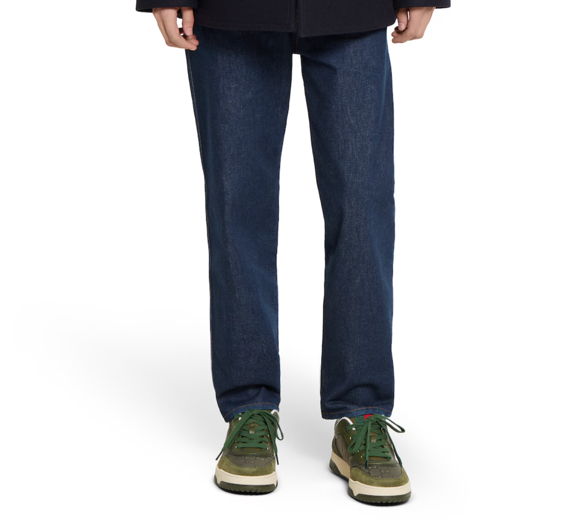  Giày Nam Gucci Re-Web Sneaker 'Dark Green' 