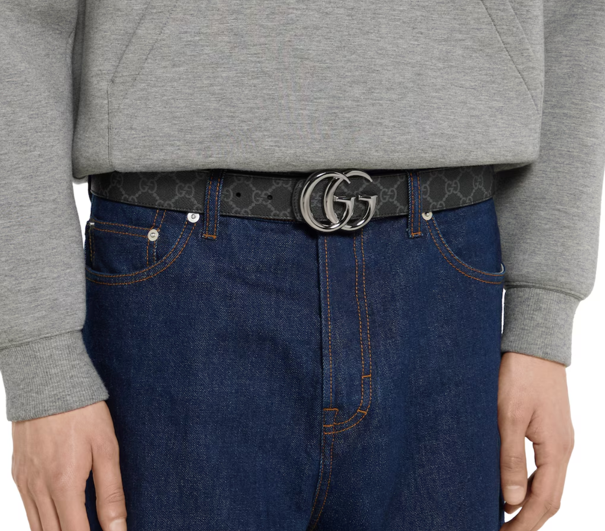  Thắt Lưng Nam ‎Gucci Reversible GG Marmont Belt 'Black' 