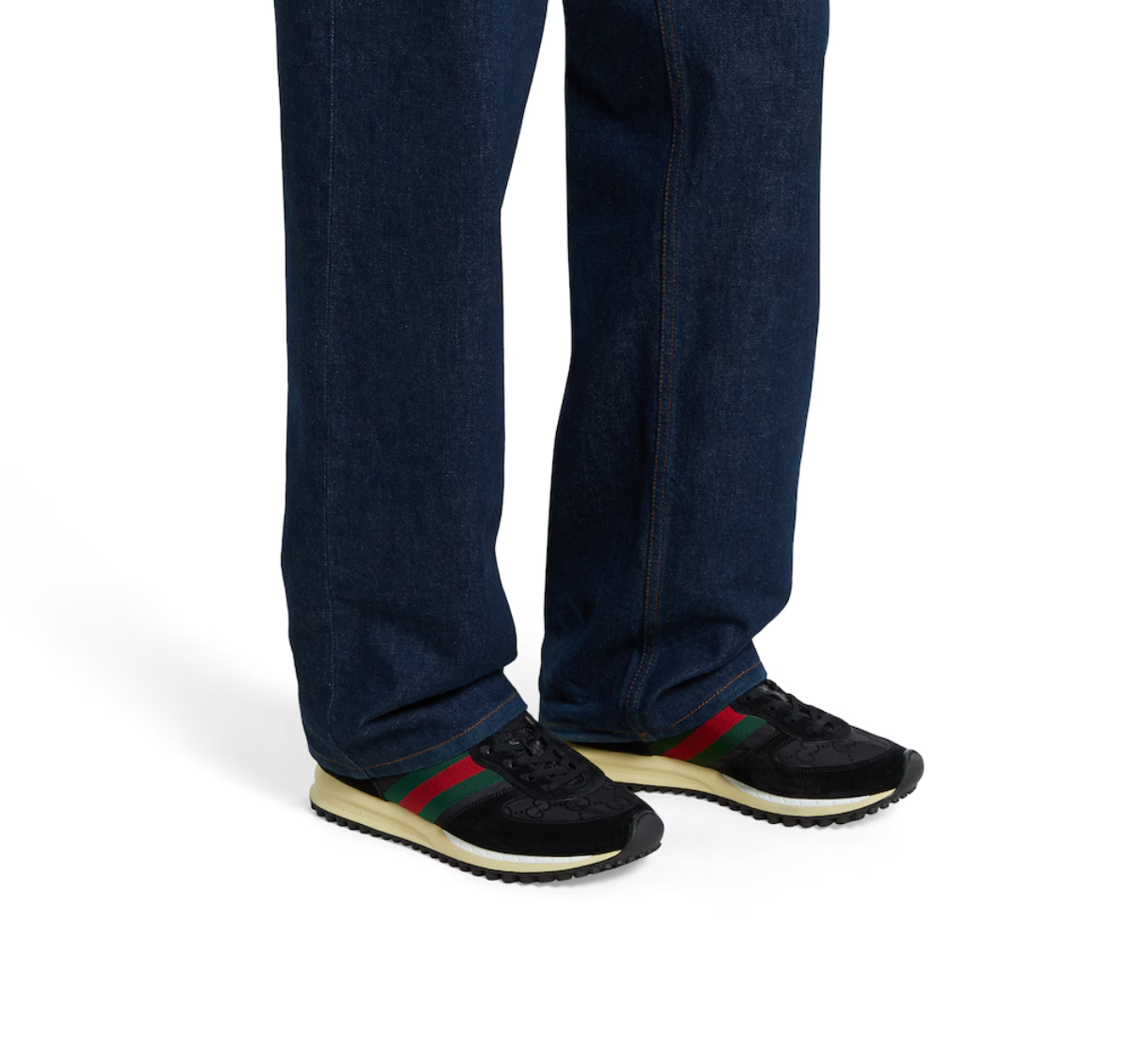  Giày Nam Gucci Re-Motion Trainer 'Black' 