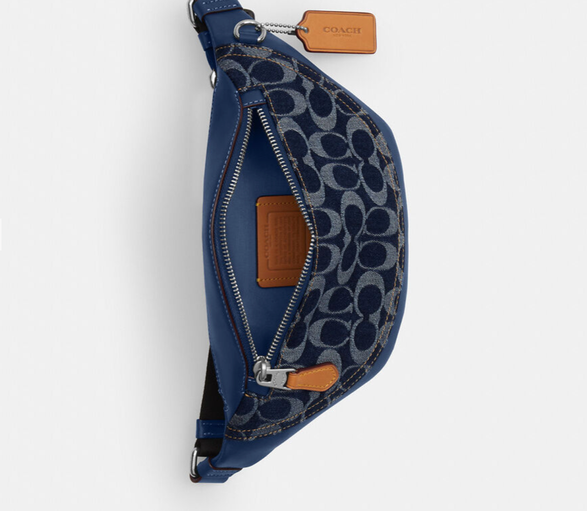  Túi Coach Warren Mini Belt Bag 'Deep Blue' 