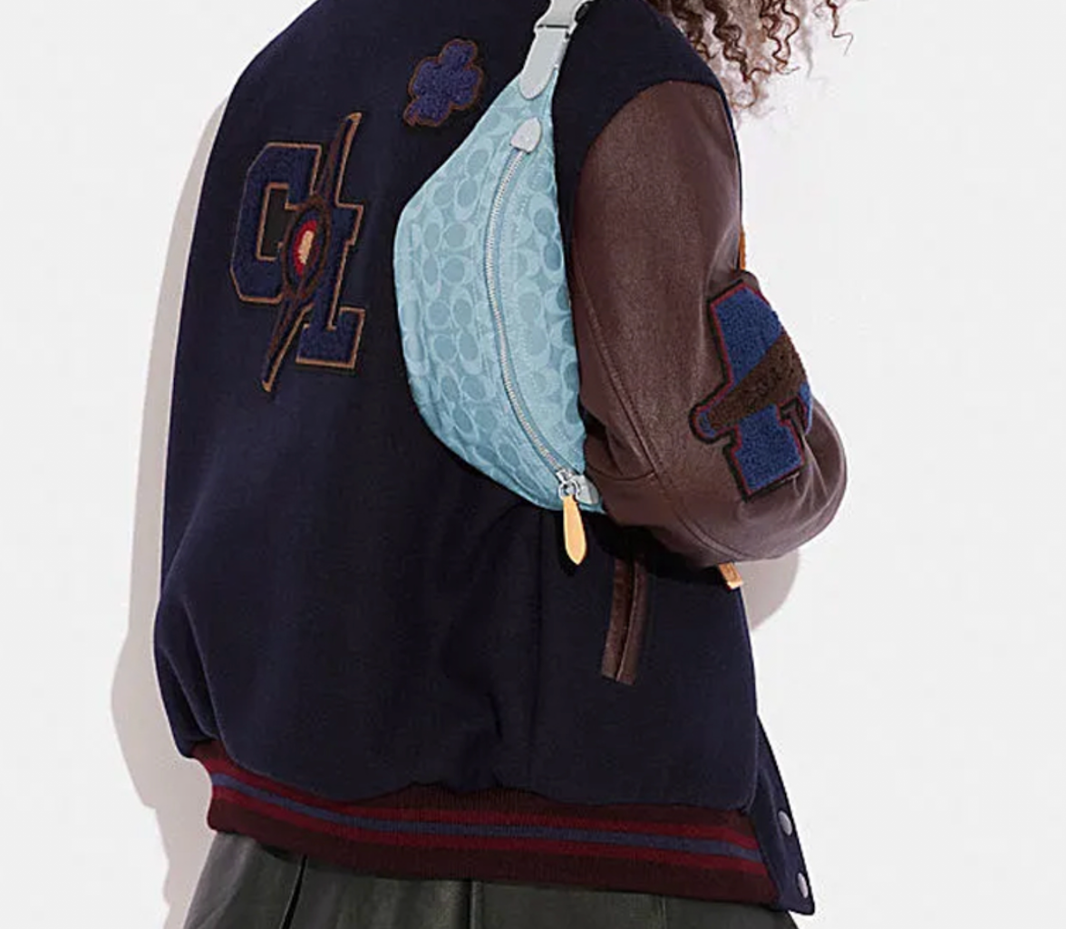  Túi Coach Charter Belt Bag 7 'Blue' 