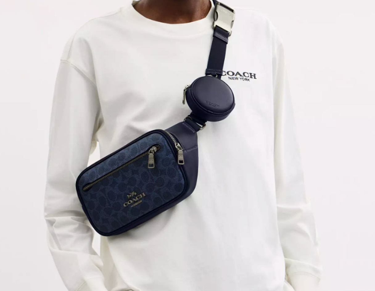  Túi Coach Elias Belt Bag 'Navy' 