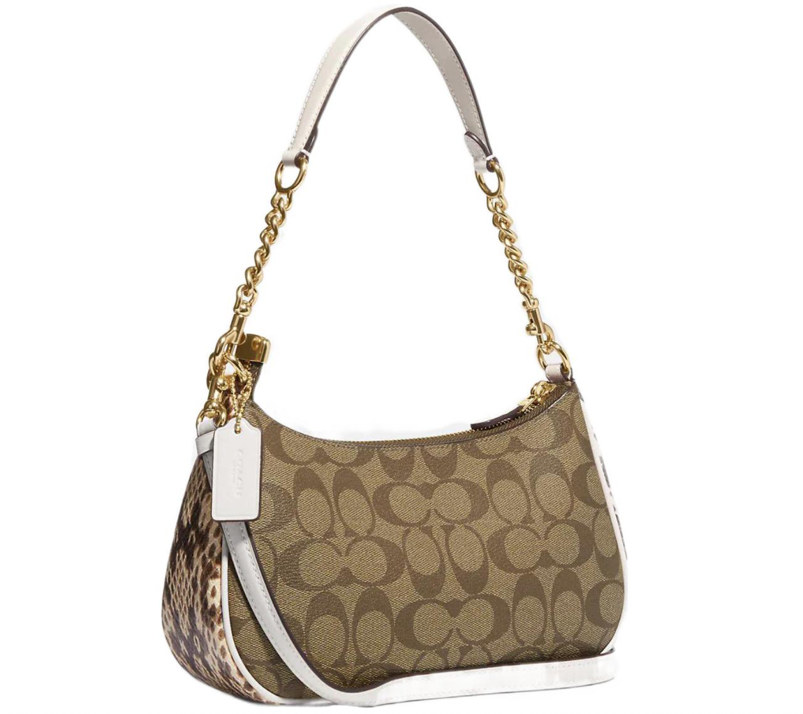  Túi Nữ Coach Teri 24 Shoulder Bag 'Beige' 