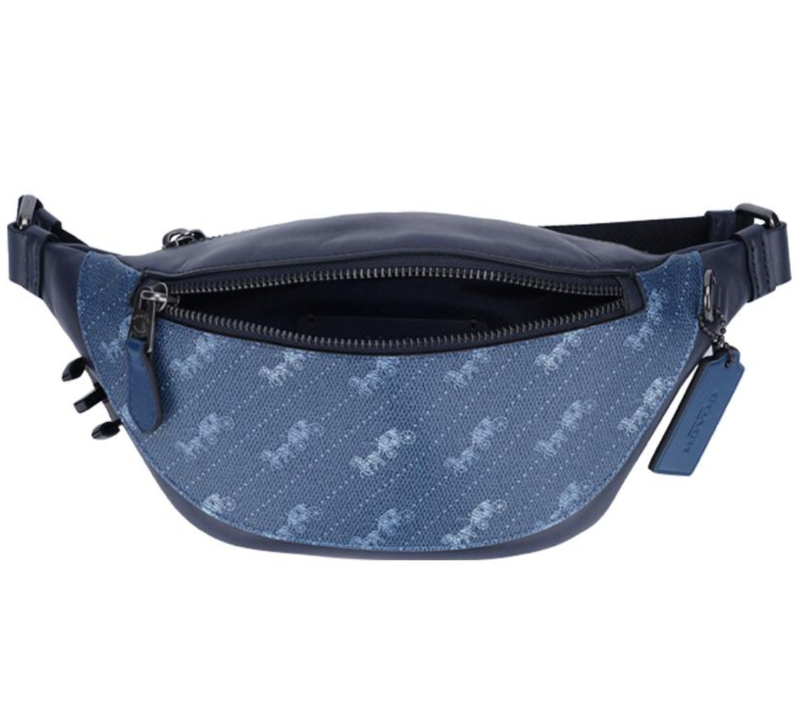  Túi Coach Warren Leather Shoulder Bag 'Navy' 