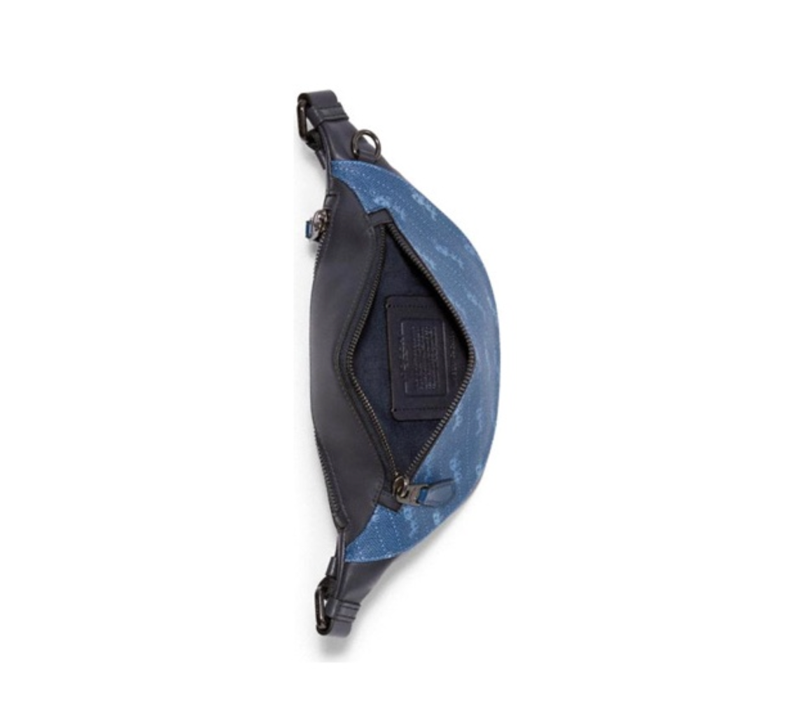  Túi Coach Warren Leather Shoulder Bag 'Navy' 
