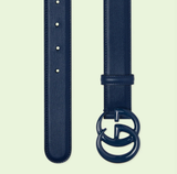  Thắt Lưng Nam Gucci Leather Belts 'Navy' 
