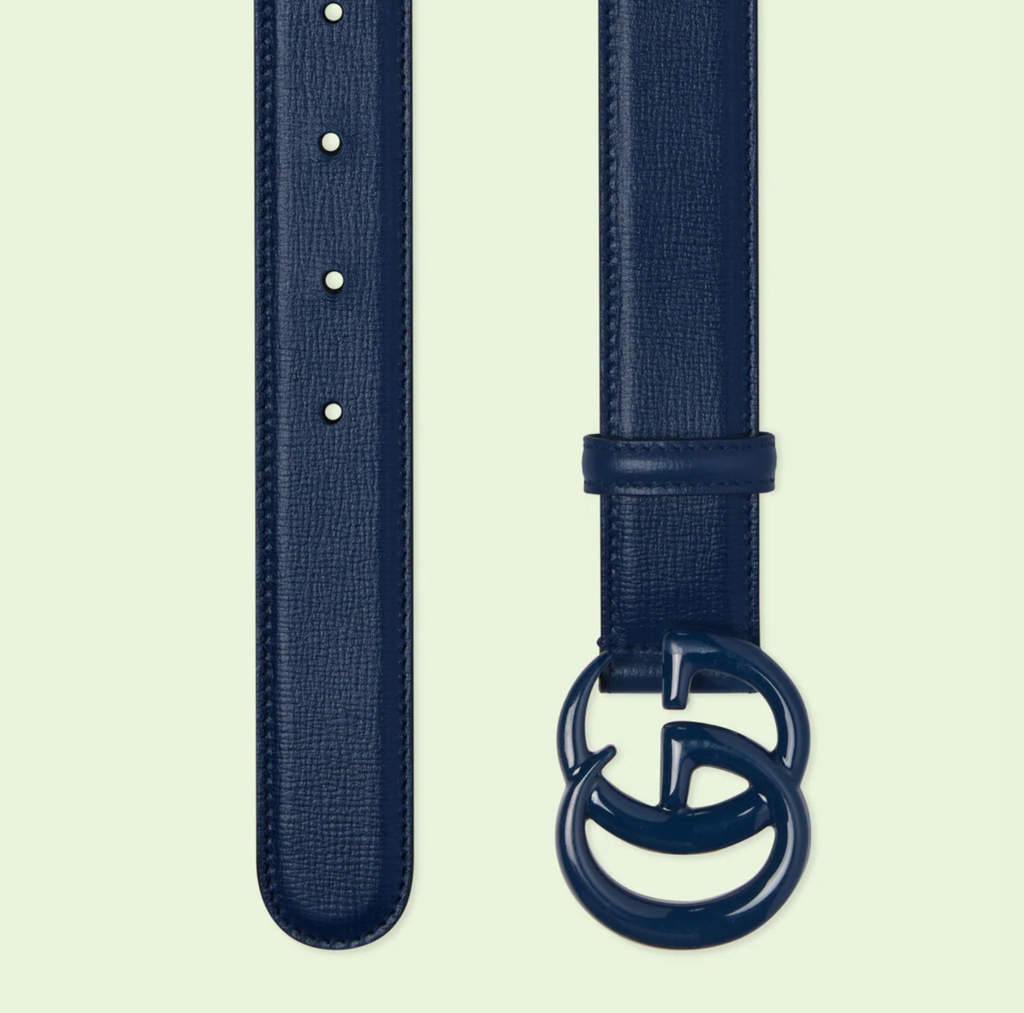  Thắt Lưng Nam Gucci Leather Belts 'Navy' 