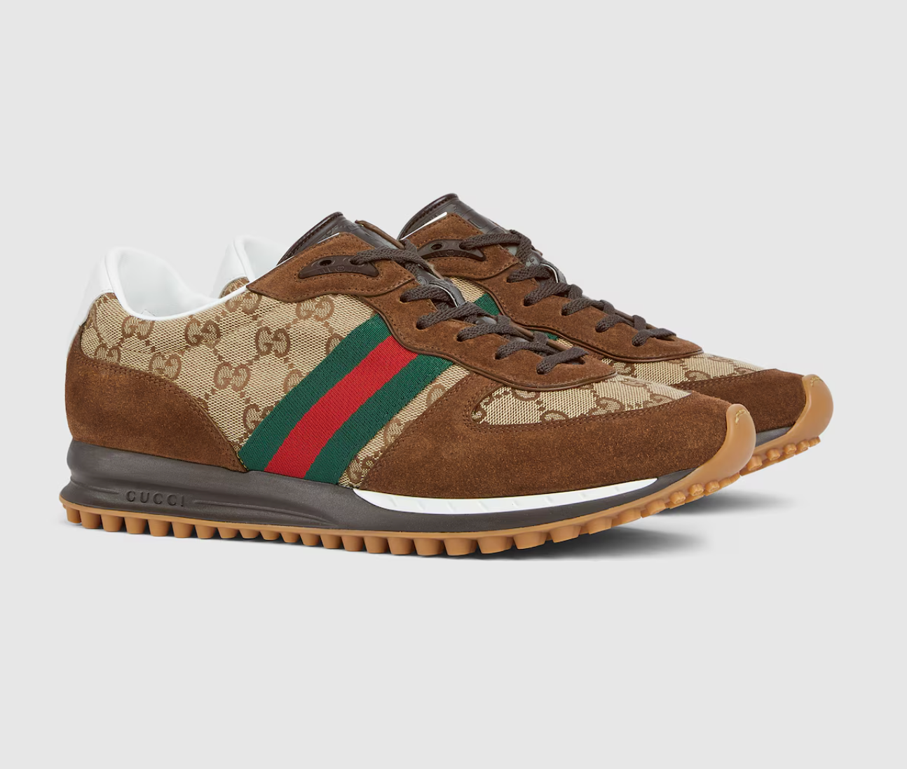  Giày Nam ‎Gucci Re-Motion Sneaker 'Brown' 