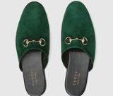  Giày Nam ‎Gucci Mule With Horsebit 'Green' 