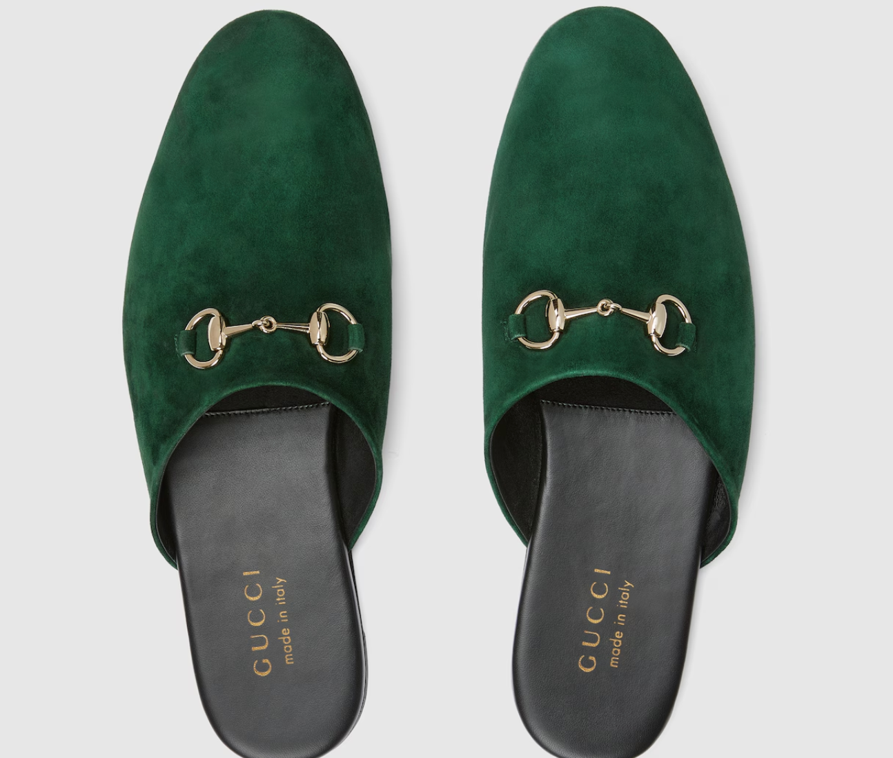  Giày Nam ‎Gucci Mule With Horsebit 'Green' 