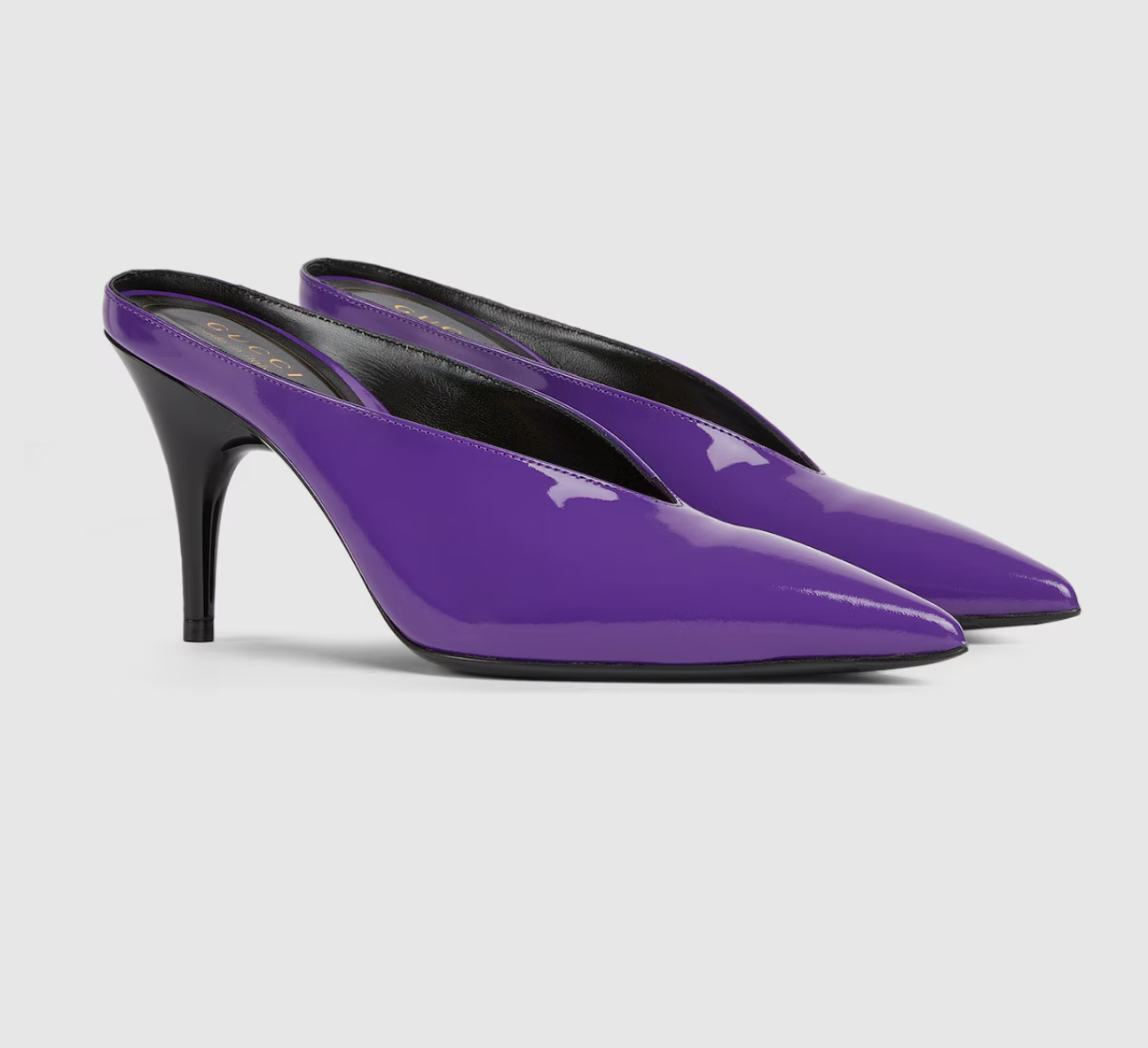  Giày Nữ Gucci 97 Heeled Mule 'Violet' 
