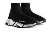  Giày Nam Balenciaga Speed 2.0 Recycled Knit Trainers 'Black' 