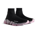  Giày Nữ Balenciaga Speed 2.0 Knit Trainers 'Black Rose' 