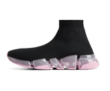  Giày Nữ Balenciaga Speed 2.0 Knit Trainers 'Black Rose' 