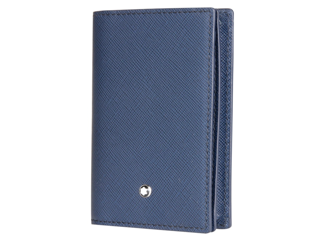  Ví MontBlanc Leather Business Card Holder 'Blue' 