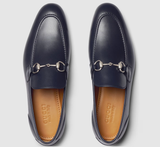  Giày Nam Gucci Jordaan Loafer 'Dark Blue' 
