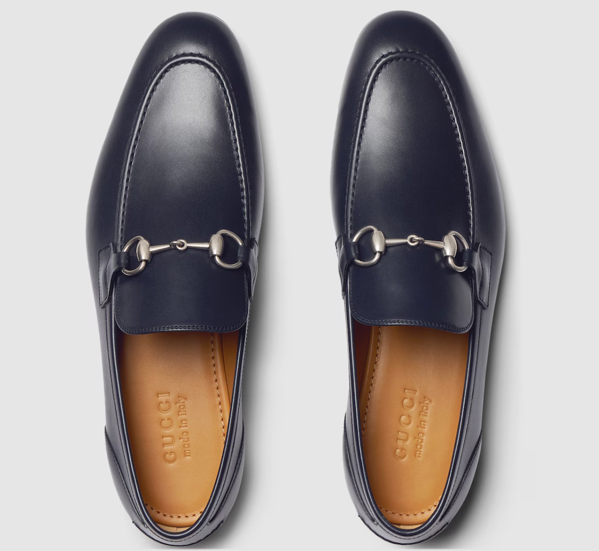  Giày Nam Gucci Jordaan Loafer 'Dark Blue' 