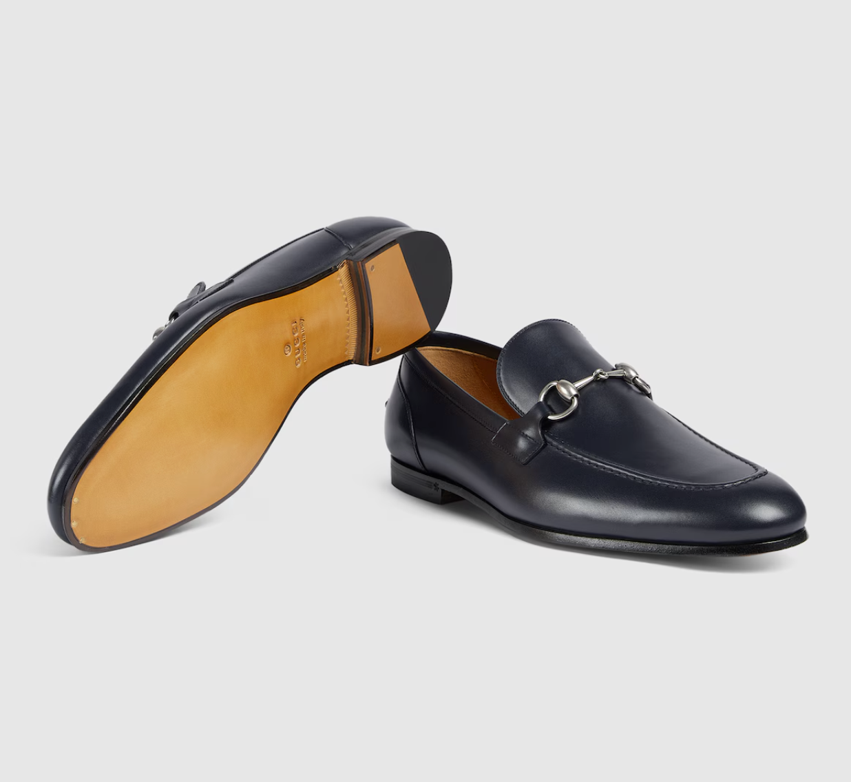  Giày Nam Gucci Jordaan Loafer 'Dark Blue' 