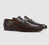  Giày Nam ‎Gucci Jordaan Loafer 'Brown' 