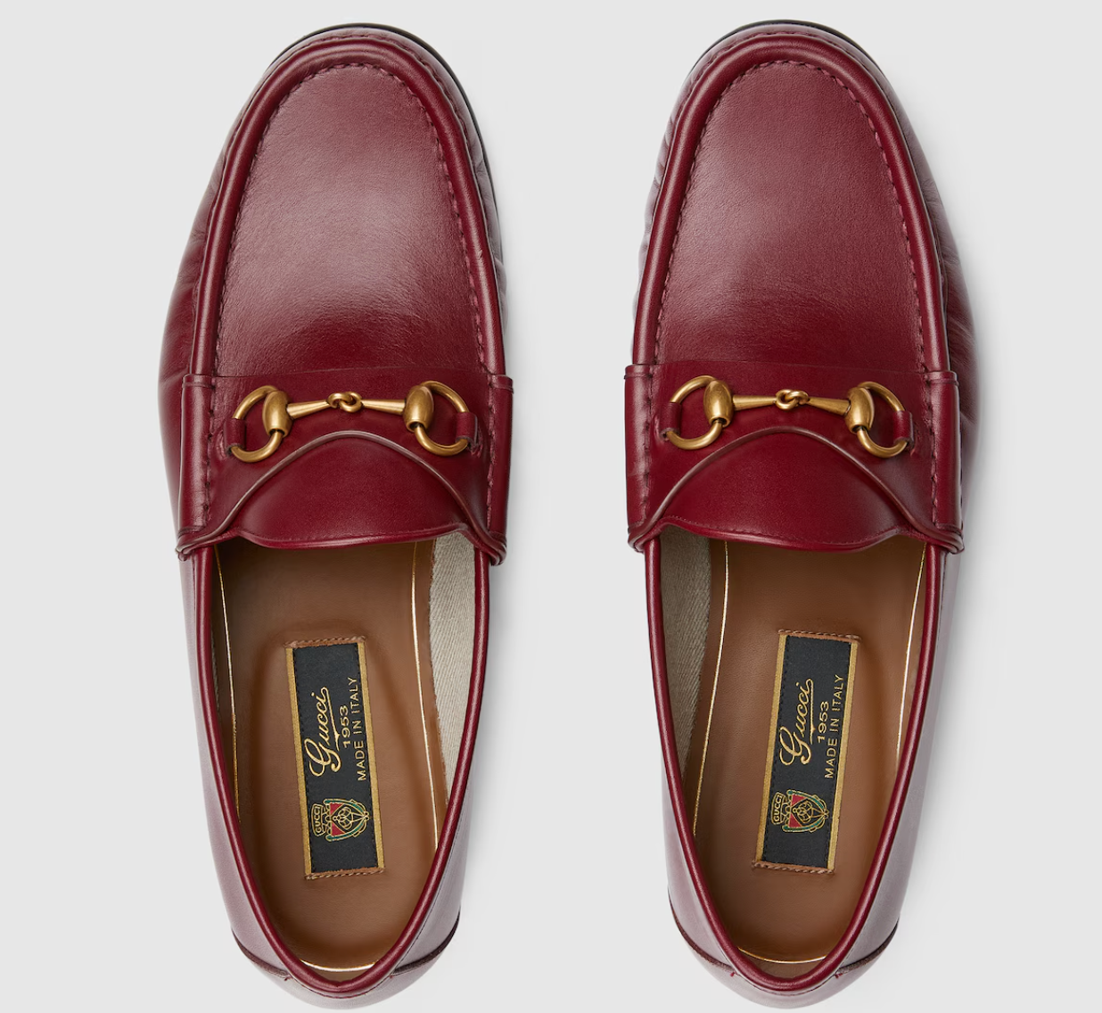  Giày Nam Gucci Horsebit 1953 Loafer 'Rosso Ancora' 