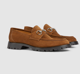  Giày Nam Gucci Loafer With Horsebit 'Brown' 