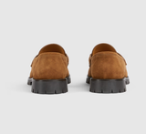  Giày Nam Gucci Loafer With Horsebit 'Brown' 