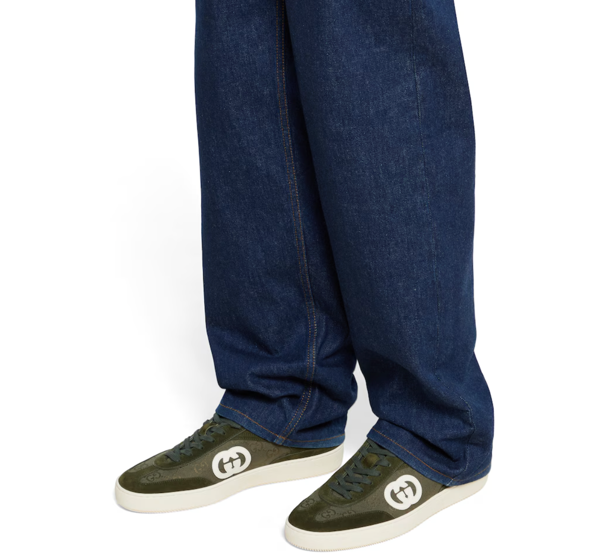  Giày Nam Gucci G75 Trainer 'Dark Green' 