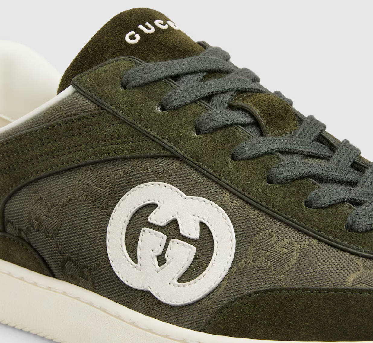  Giày Nam Gucci G75 Trainer 'Dark Green' 