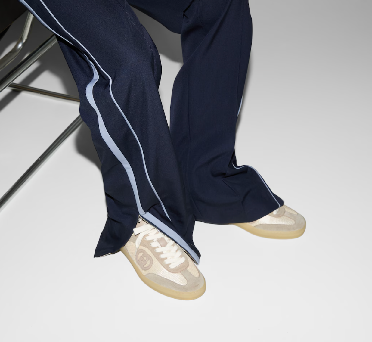  Giày Nam Gucci G75 Trainer 'Oatmeal' 