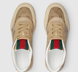 Giày Nam Gucci Re-Web Sneaker 'Beige' 