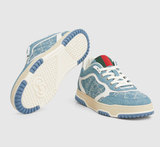  Giày Nam Gucci Re-Web Sneaker 'Blue' 