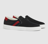  Giày Nam Gucci Ace Slip-on Sneaker 'Black' 