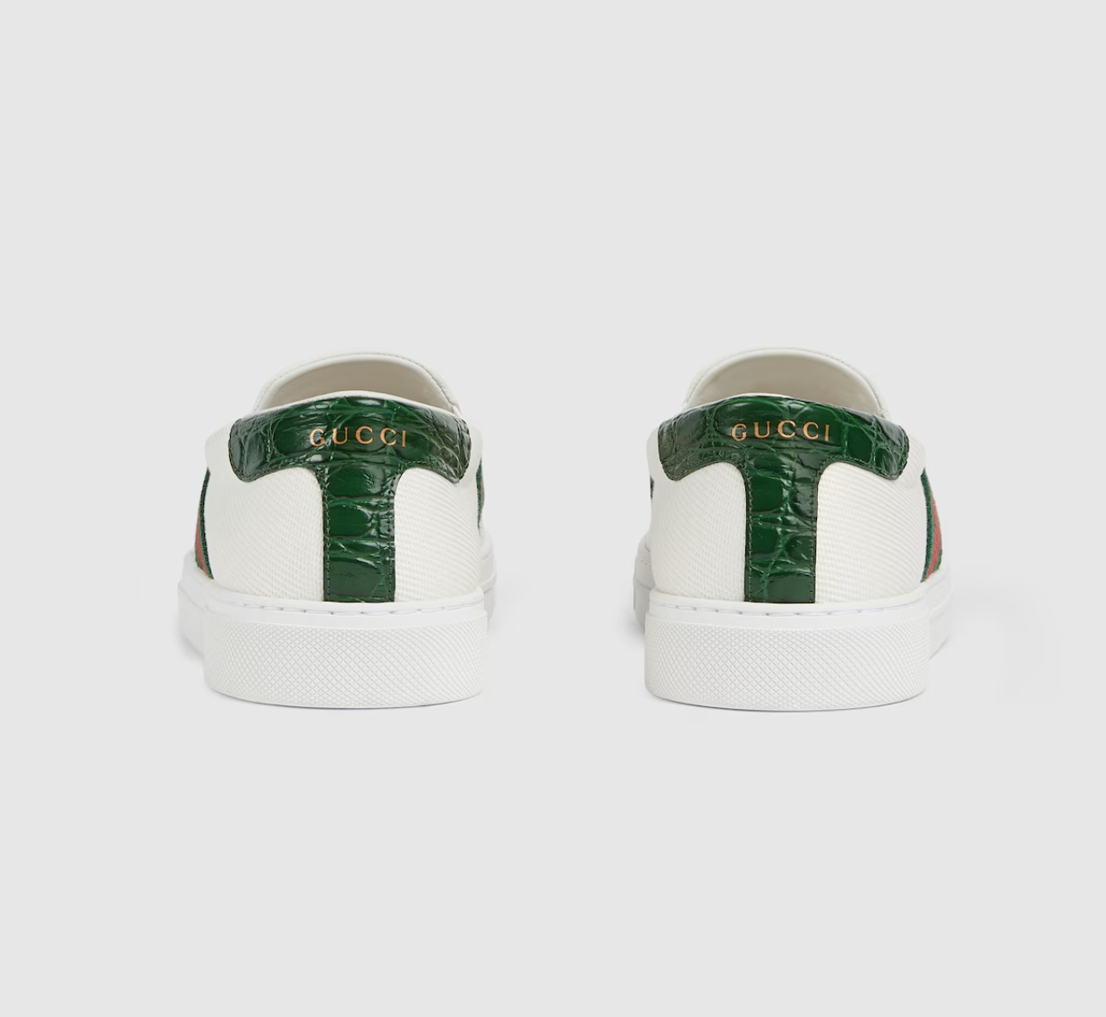  Giày Nam Gucci Ace Slip-on Sneaker 'White' 