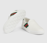  Giày Nam Gucci Ace Slip-on Sneaker 'White' 