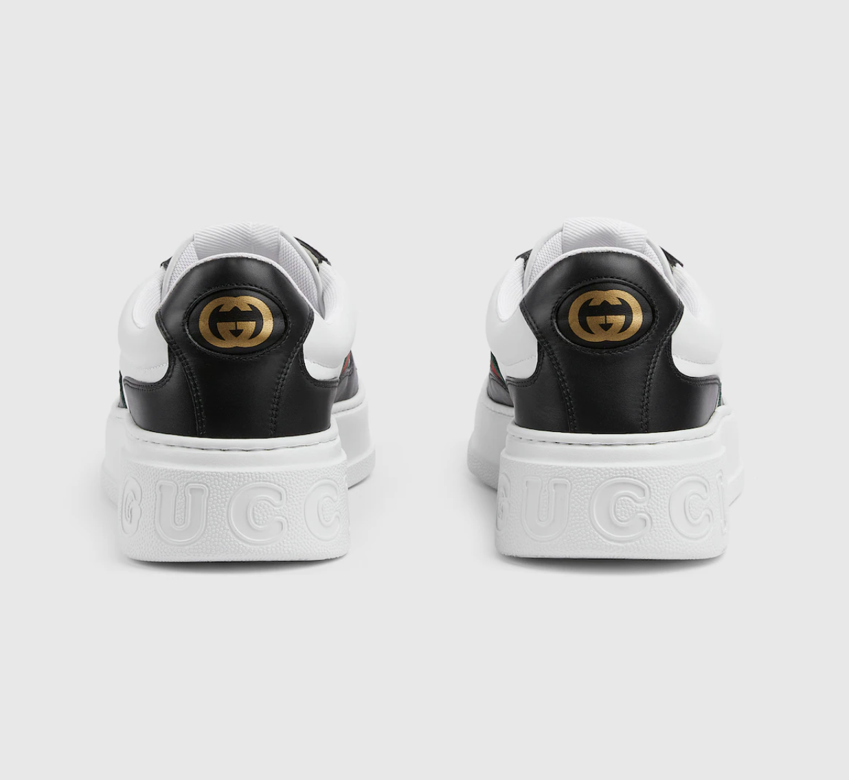  Giày Nam Gucci Chunky Sneaker 'Black White' 