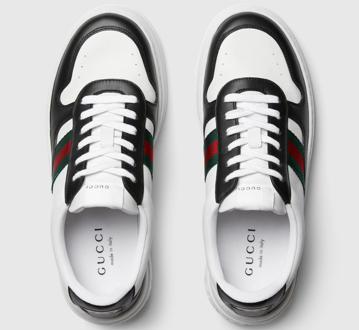  Giày Nam Gucci Chunky Sneaker 'Black White' 