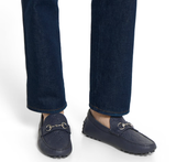  Giày Nam Gucci Driver With Horsebit 'Blue' 