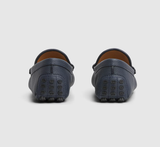  Giày Nam Gucci Driver With Horsebit 'Blue' 