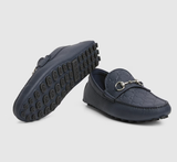  Giày Nam Gucci Driver With Horsebit 'Blue' 