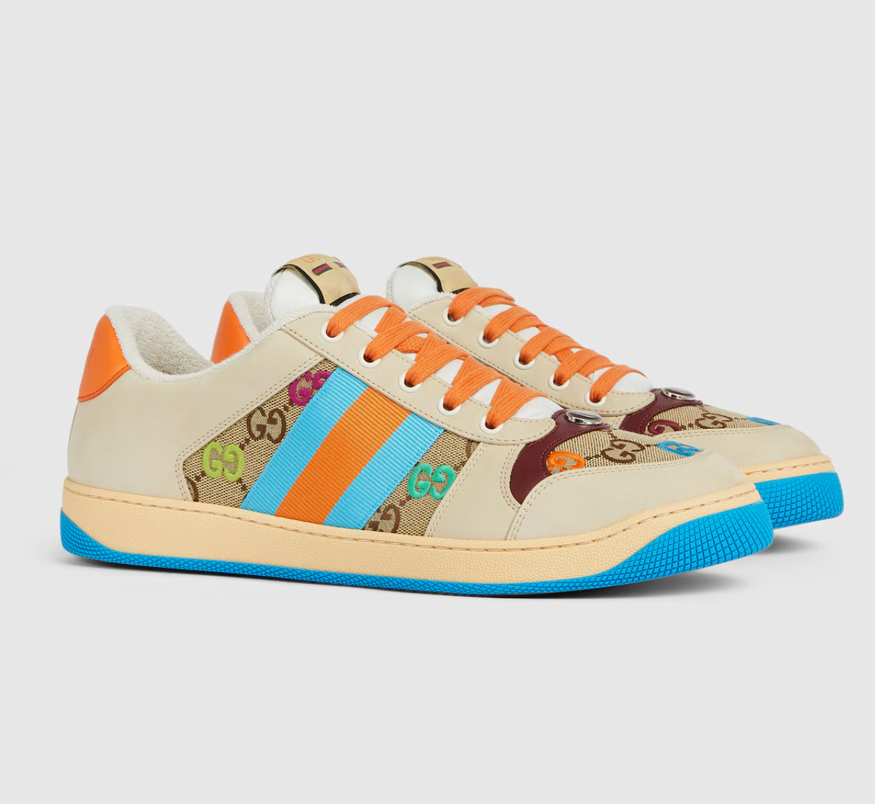  Giày Nam ‎Gucci Screener Sneaker 'Multicolor' 