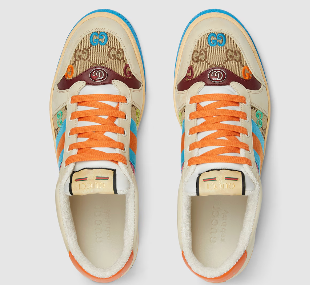  Giày Nam ‎Gucci Screener Sneaker 'Multicolor' 